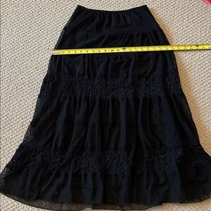 MSK Black Maxi Skirt